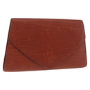 LOUIS VUITTON Epi Art Deco Clutch Bag Brown M52633 LV Auth 184570-1