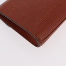 LOUIS VUITTON Epi Art Deco Clutch Bag Brown M52633 LV Auth 184570-10