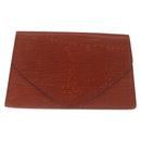 LOUIS VUITTON Epi Art Deco Clutch Bag Brown M52633 LV Auth 184570-2