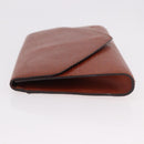 LOUIS VUITTON Epi Art Deco Clutch Bag Brown M52633 LV Auth 184570-5