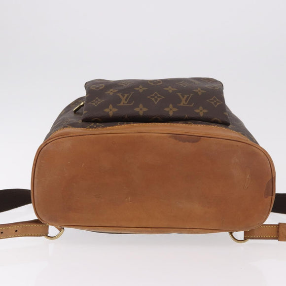 LOUIS VUITTON Monogram Montsouris GM Backpack M51135 LV Auth 184571