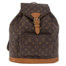 LOUIS VUITTON Monogram Montsouris GM Backpack M51135 LV Auth 184571-13