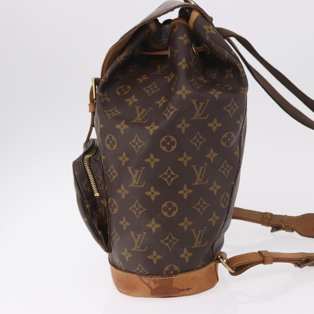 LOUIS VUITTON Monogram Montsouris GM Backpack M51135 LV Auth 184571