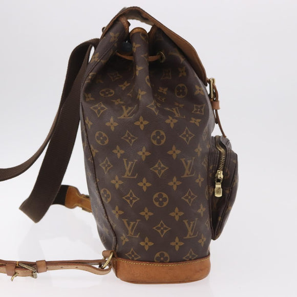 LOUIS VUITTON Monogram Montsouris GM Backpack M51135 LV Auth 184571
