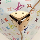 LOUIS VUITTON Monogram Multicolor Speedy 30 Bag White Bron M92643 Auth 184572SAM-14