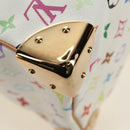 LOUIS VUITTON Monogram Multicolor Speedy 30 Bag White Bron M92643 Auth 184572SAM-15