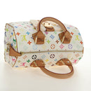 LOUIS VUITTON Monogram Multicolor Speedy 30 Bag White Bron M92643 Auth 184572SAM-6