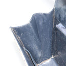 CELINE C Sulky Horse Carriage Shoulder Bag Canvas Navy Gold Auth 184574-19