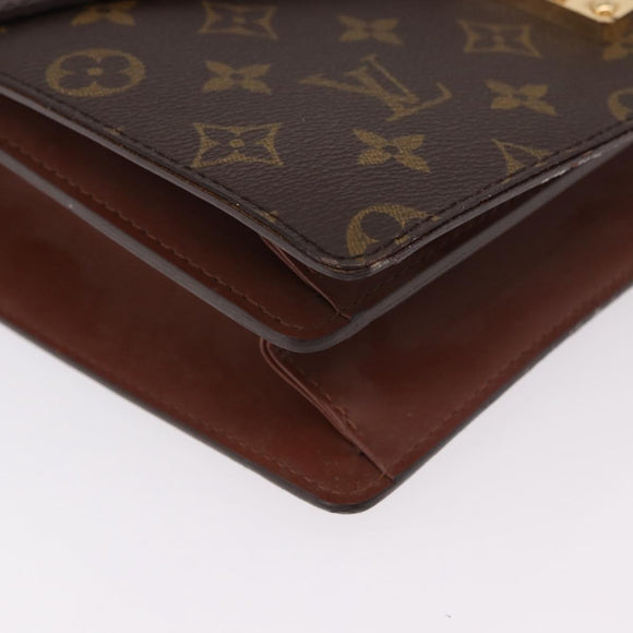 LOUIS VUITTON Monogram Concorde Hand Bag M51190 LV Auth 184575