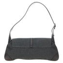 GUCCI Jackie Schoudertas Denim Zwart Zilver 90667 Auth 184577SAM-2