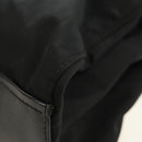PRADA Shoulder Bag Nylon Leather Black Silver Auth 184579V-11
