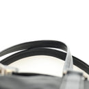PRADA Shoulder Bag Nylon Leather Black Silver Auth 184579V-8