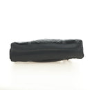 PRADA Shoulder Bag Nylon Leather Black Silver Auth 184579V-9