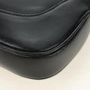 GUCCI Jackie Shoulder Bag Leather Black Silver 001 3306 2684 Auth 184583SAM-13