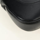 GUCCI Jackie Shoulder Bag Leather Black Silver 001 3306 2684 Auth 184583SAM-14