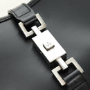 GUCCI Jackie Shoulder Bag Leather Black Silver 001 3306 2684 Auth 184583SAM-16