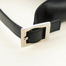 GUCCI Jackie Shoulder Bag Leather Black Silver 001 3306 2684 Auth 184583SAM-8