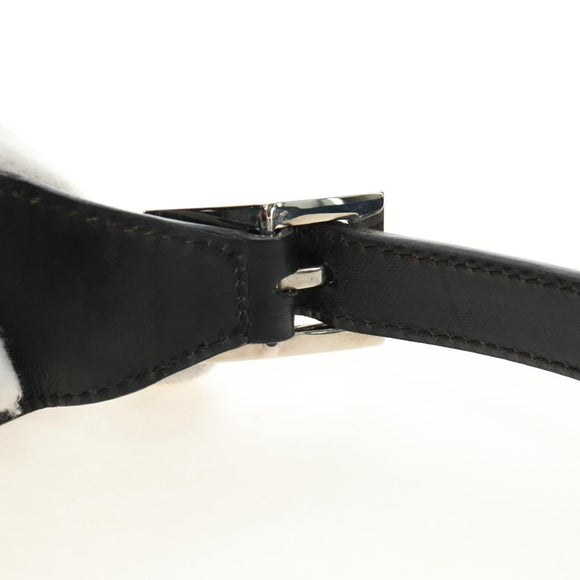 GUCCI Jackie Shoulder Bag Leather Black Silver 001 3306 2684 Auth 184583SAM