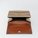 CELINE Macadam Canvas Hand Bag PVC Beige Gold Auth 184585-14