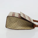 CELINE Macadam Canvas Hand Bag PVC Beige Gold Auth 184585-4