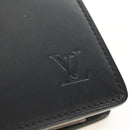 LOUIS VUITTON Nomad Agenda GM Day Planner Cover Black R20477 LV Auth 184586V-17