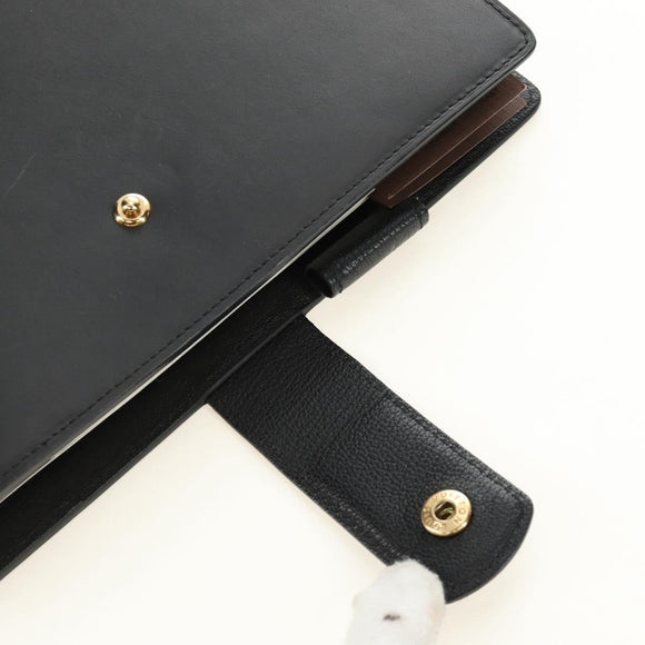 LOUIS VUITTON Nomad Agenda GM Day Planner Cover Black R20477 LV Auth 184586V