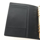 LOUIS VUITTON Nomad Agenda GM Day Planner Cover Black R20477 LV Auth 184586V-19