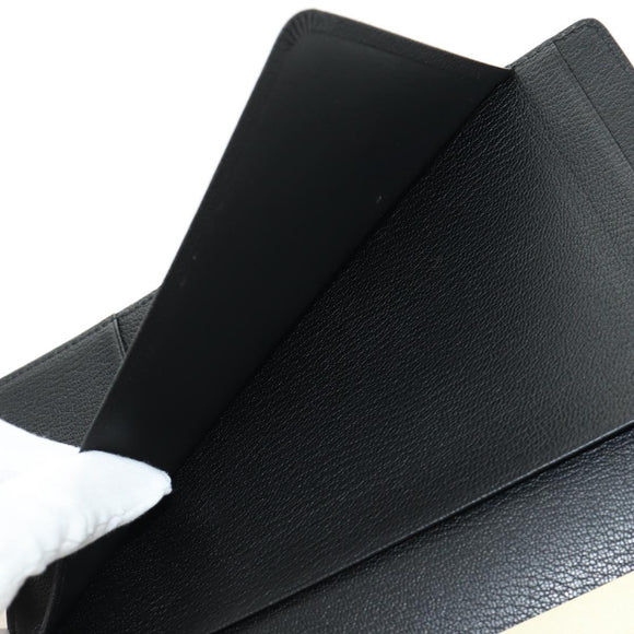 LOUIS VUITTON Nomad Agenda GM Day Planner Cover Black R20477 LV Auth 184586V