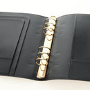 LOUIS VUITTON Nomad Agenda GM Day Planner Cover Black R20477 LV Auth 184586V-9