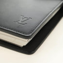 LOUIS VUITTON Nomad Agenda GM Day Planner Cover Black R20477 LV Auth 184586V-14