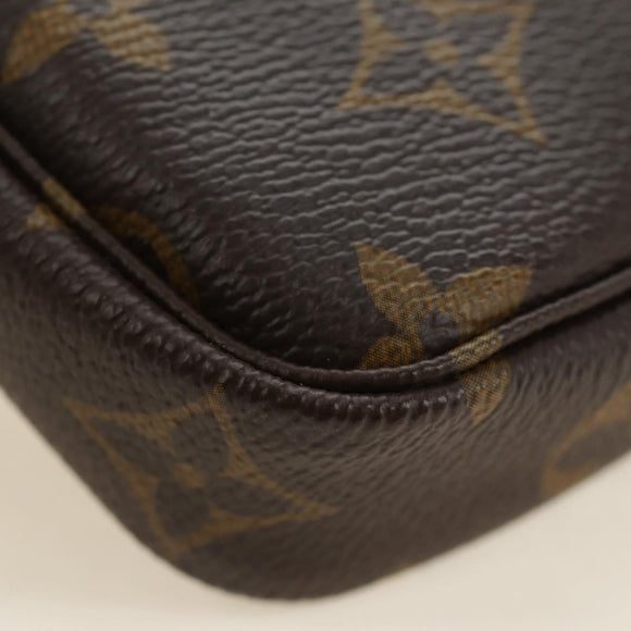 LOUIS VUITTON Monogram Vivienne Mini Pochette Accessoires M69752 Auth 184588SAM