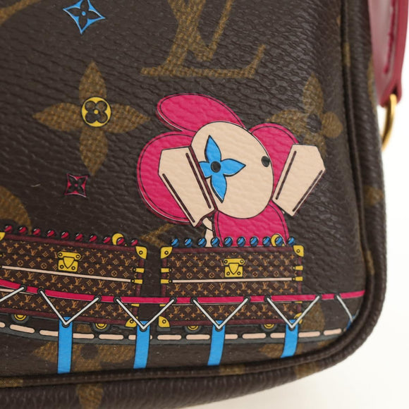 LOUIS VUITTON Monogram Vivienne Mini Pochette Accessoires M69752 Auth 184588SAM