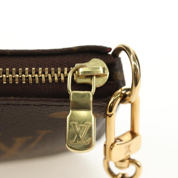LOUIS VUITTON Monogram Vivienne Mini Pochette Accessoires M69752 Auth 184588SAM