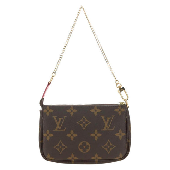 LOUIS VUITTON Monogram Vivienne Mini Pochette Accessoires M69752 Auth 184588SAM
