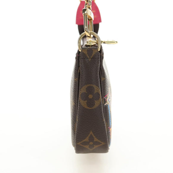 LOUIS VUITTON Monogram Vivienne Mini Pochette Accessoires M69752 Auth 184588SAM