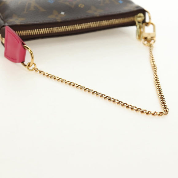 LOUIS VUITTON Monogram Vivienne Mini Pochette Accessoires M69752 Auth 184588SAM