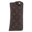 LOUIS VUITTON Monogram Etui Lunette MM Glasses Case M66544 LV Auth 184589A-1