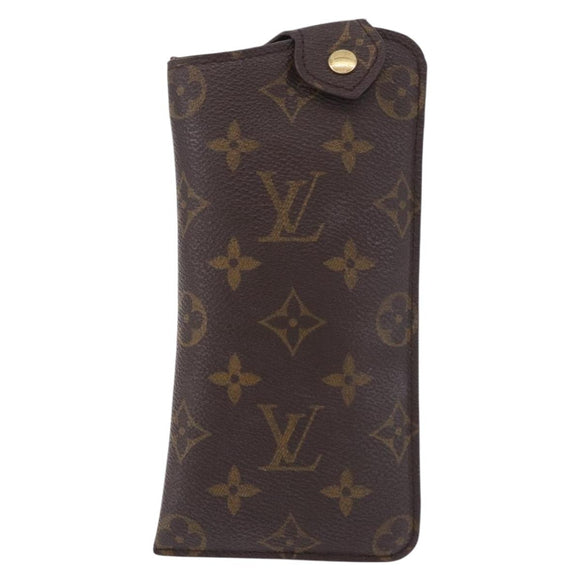 LOUIS VUITTON Monogram Etui Lunette MM Glasses Case M66544 LV Auth 184589A
