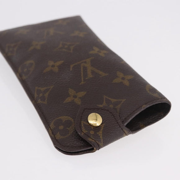 LOUIS VUITTON Monogram Etui Lunette MM Glasses Case M66544 LV Auth 184589A