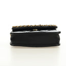 CHANEL Matelasse Chain Shoulder Bag Patent leather Black Gold CC Auth 184590SAM-9