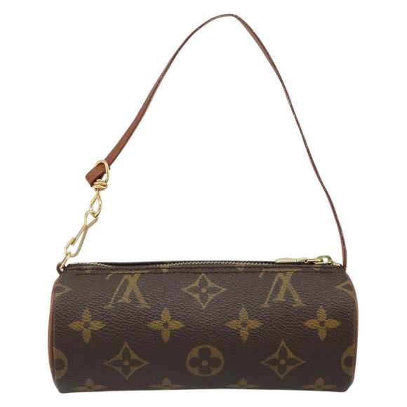 LOUIS VUITTON Monogram Papillon Pouch LV Auth 184595
