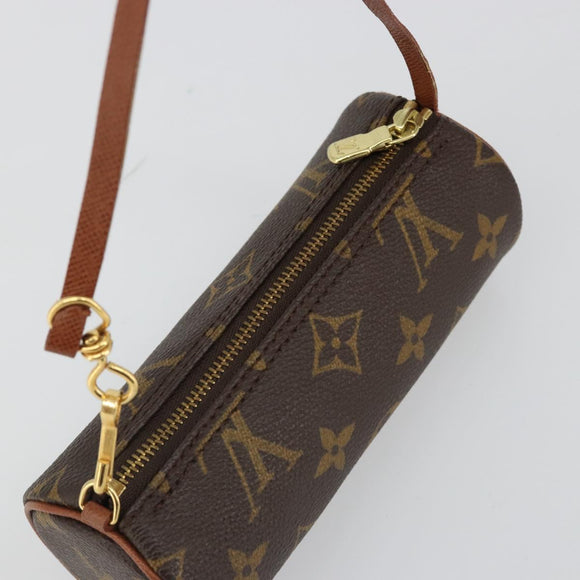 LOUIS VUITTON Monogram Papillon Pouch LV Auth 184595