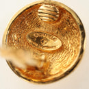 CHANEL Earring metal Gold Tone CC Auth 184597V-11