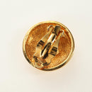 CHANEL Earring metal Gold Tone CC Auth 184597V-8