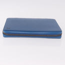 LOUIS VUITTON Epi Agenda Voyage Day Planner Cover Blue LV Auth 184610-3