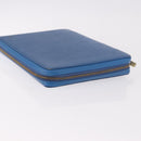 LOUIS VUITTON Epi Agenda Voyage Day Planner Cover Blue LV Auth 184610-5