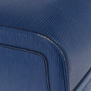 LOUIS VUITTON Epi Keepall 45 Boston Bag Blue M42975 LV Auth 184611-10