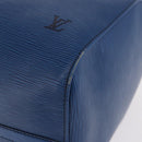 LOUIS VUITTON Epi Keepall 45 Boston Bag Blue M42975 LV Auth 184611-11