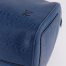 LOUIS VUITTON Epi Keepall 45 Boston Bag Blue M42975 LV Auth 184611-13