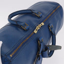 LOUIS VUITTON Epi Keepall 45 Boston Bag Blue M42975 LV Auth 184611-6